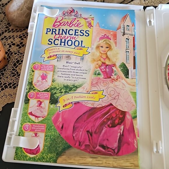 Barbie Princess Charm School DVD Used Family Movie Adventure - Picture 5 of 6